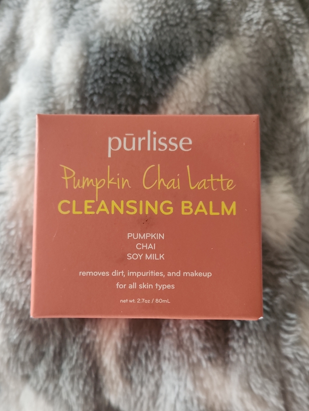 Purlisse Pumpkin Chai Latte Cleansing Balm - Coral